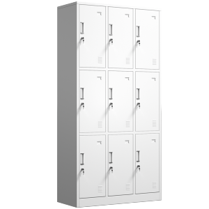 豫双伟 九门更衣柜宿舍柜子公寓柜子多门柜子钢制柜子