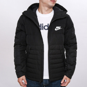 NIKE耐克男装2018冬季新款户外保暖运动休闲舒适羽绒服外套AJ7947-010 D