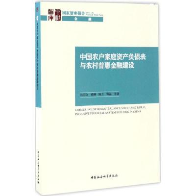 正版新书]中国农户家庭资产负债表与农村普惠金融建设孙同全9787