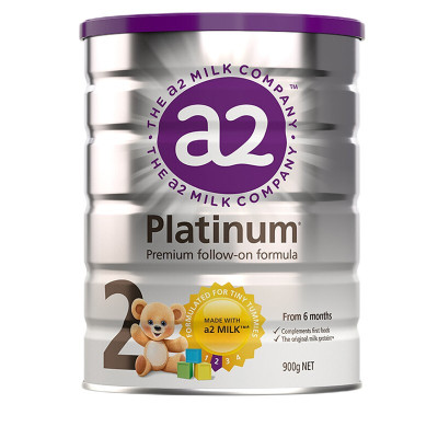 澳洲a2婴幼儿配方奶粉2段二段900g/罐(6-12个月)新西兰原装进口有效期至：22年7月