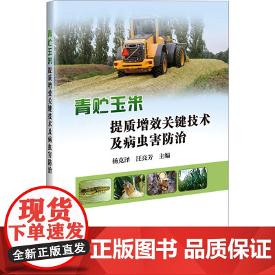 青贮玉米提质增效关键技术及病虫害防治京东超级 9787511670823 杨克泽 汪亮芳 编 中国农业科学技术