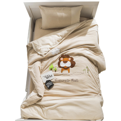 美帮汇彩棉幼儿园被子三件套春夏含芯儿童午睡小床品套件被褥六件套