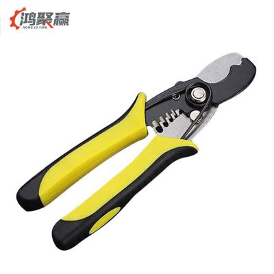 鸿聚赢 剥线钳 7寸 黄黑色 把