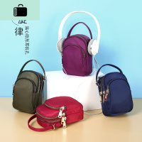 简约斜肩包女手机包夏季迷你斜跨小包包手提防水尼龙布单肩斜挎包NEW LAKE女斜挎包