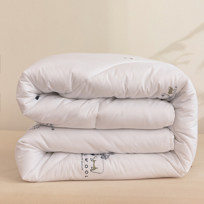 巴雷特纯新澳洲纯羊毛被子柔软面料精梳羊毛保暖被芯白羊毛填充春秋被冬被