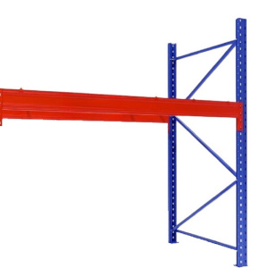 臻远 ZY4121421重型货架仓储高位货架单层称重1000kg 蓝橘色副架1层