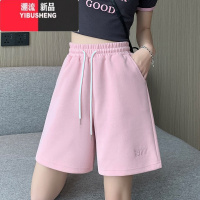 YIBUSHENG运动短裤女季外穿5分天2024新款宽松薄款休闲五分裤中裤