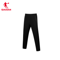 乔丹 男款梭织运动长裤速干透气运动服KYK33251146 黑色