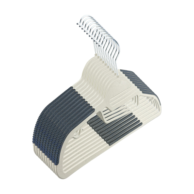 围达 防滑无痕衣架 42*22cm蓝 组