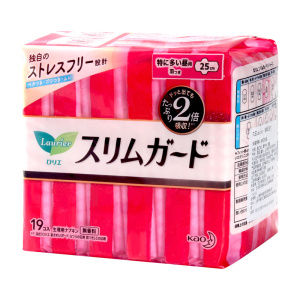 花王乐而雅日本进口卫生巾零触感2倍吸收力日用250mm*76片女组合整箱