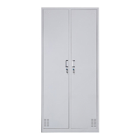 汉诺鑫威更衣柜员工铁皮柜健身房宿舍储物柜带锁存包柜收纳柜钢制二门更衣柜