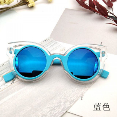 新款韩国儿童太阳眼镜夏季女童墨镜个性化超酷防紫外线宝宝男童潮