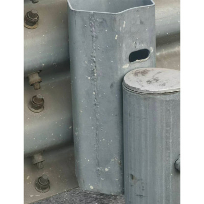 定制速公路波形护栏防阻托架防阻块三波国标镀锌对角196mm对边178mm高度400mm厚4.5 600个起订 单位:个