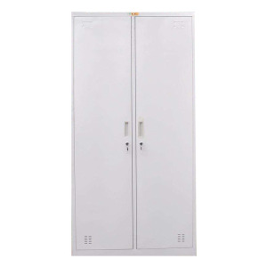 东业家具 二门更衣柜员工柜储物柜鞋柜DY-04G铁皮柜置物柜 1800*850*420