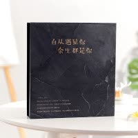 相册影集相册本插页式家庭清装5寸6寸800张过塑可放盒装小清晰 三维工匠 浪漫星空5寸800张(蓝)