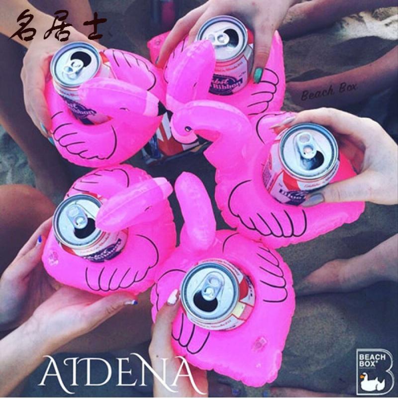 海边度假推荐 游泳池神器火炼鸟情侣闺蜜充气可乐杯坐冷饮杯坐垫