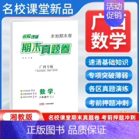 数学[湘教版] 八年级下 [正版]广西专版2024新版名校课堂期末真题卷八年级下册数学湘教版 初二8年级下册同步测试卷单