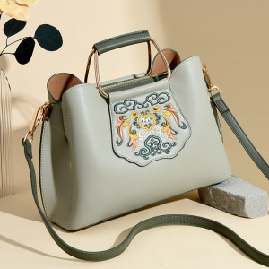 婚包国风刺绣喜庆红色新娘婚包大气喜婆婆手提包单肩斜挎包妈妈包