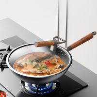 康巴赫不粘铁锅家用无涂层熟铁炒菜锅燃气电磁炉通用官方正品新款