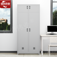 德尚伟业士兵柜内务柜干部双人铁皮柜宿舍双门士官更衣储物柜 加厚款