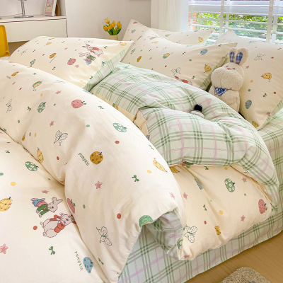 纯棉被套单件2026新款小清新全棉200x230cm宿舍单独被罩被单双人_312