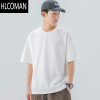 HLCOMANWOODSOON休闲短袖T恤男士夏季上衣简约百搭情侣款打底衫