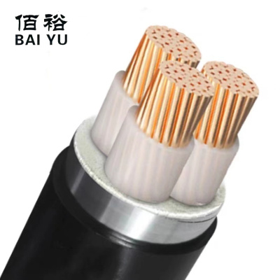 佰裕 铜芯电缆 ZC-YJV 0.6/1KV 4*50 米