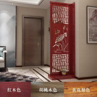 BONJEAN客厅屏风隔断装饰折屏卧室玄关座屏新中式简约现代双面移动屏风柜