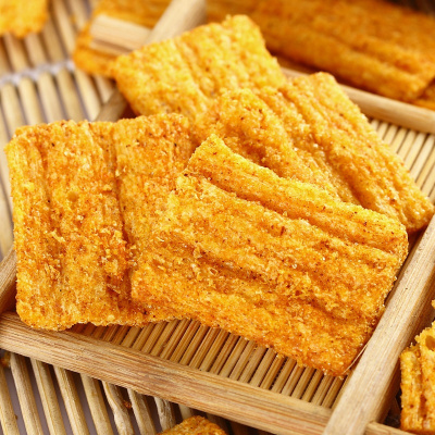 麻辣味老北京手工锅巴整箱36袋*42g膨化麻辣味特产