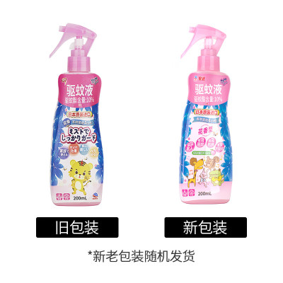 安速 进口驱蚊喷雾驱蚊水驱蚊液防蚊喷雾花露水防蚊虫 花香型 200ml 单位:瓶