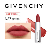 纪梵希(GIVENCHY) 高定粉丝绒口红3.4g N27雪柿桃