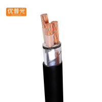 优普光钢带铠装铜芯阻燃低压电缆 YJV22-0.6/1KV-4*70+1*35mm²/米
