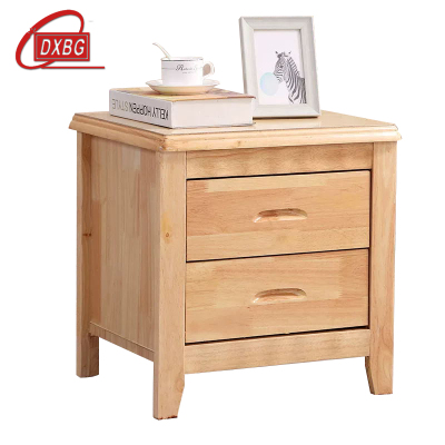 DXBG床头柜简约现代卧室床边储物柜标准款原木色50*41*50cm