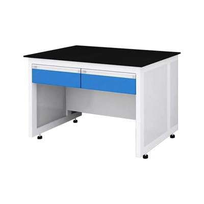 臻远 ZY-SYT-23 实验室 工作台化验室操作台化验桌 1米钢木二抽