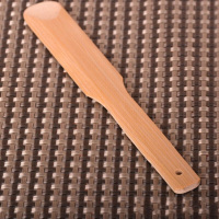 中锐智采 3支装竹质馅挑 包饺子工具包馄饨 包子奶油 小抹刀 挖陷勺 虾滑刮片 竹片