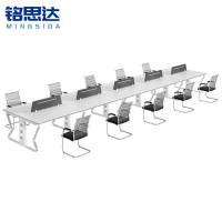 铭思达屏风办公桌十人位含椅套