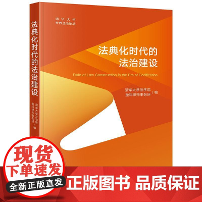2024新书 法典化时代的法治建设 清华大学法学院 盈科律师事务所 编 法律出版社