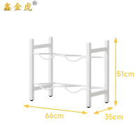 鑫金虎水桶置物架双排二层4位 660*350*510mm