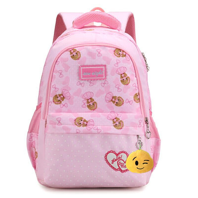 新款韩版潮小学生书包二三四五六年级女孩儿童双肩包女童旅游背包帆布-定制爱心粉色(不带)三四五六年纪适用爱心粉色(不带)三四五六年纪适用