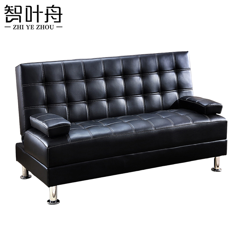 智叶舟办公折叠沙发双人位140*90*80cm张
