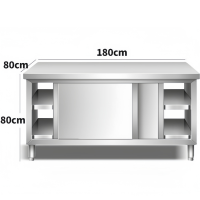 依韵珂不锈钢橱柜橱柜180*80*80cm台