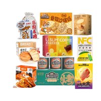 防洪食品组合(狗屎糖300g面包480g梨200g*3饼干352g毛肚216克小鱼仔144g柠檬酱250克果咖10条)
