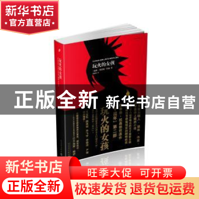 正版 玩火的女孩 [瑞典]斯蒂格·拉森 人民文学出版社 978702012