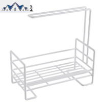 可挂式海绵沥水收纳架水池置物架 厨房台面清洁刷抹布架子 三维工匠