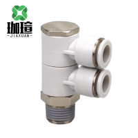 珈瑄 气管螺纹三通 个