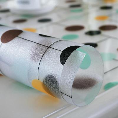 家柏饰(CORATED)软玻璃PVC印花桌垫餐桌布防水防烫防油免洗家用长方形台布水晶板