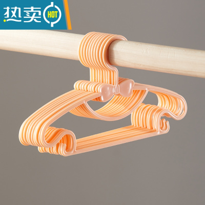 敬平儿童家用宝宝防滑小孩小号晾衣挂新生的婴儿子晒衣架幼儿架子专用