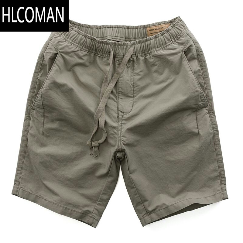 HLCOMAN夏季休闲短裤男士宽松韩版潮流中裤工装外穿潮牌运动五分裤男