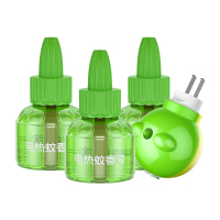 青蛙王子电蚊香液无味婴儿儿童驱蚊器用品新生儿宝宝插电防蚊家用45ml*3+1器