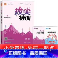 单本[外研版(一起)]英语 三年级下 [正版]2025春拔尖特训英语外研版一年级起点英语练习册外研社小学一二三四五六年级
